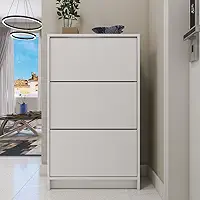 Sapateira Vertical Organizadora 2/3 Portas - Cores Preto e Branco(BRANCA 3 PORTAS)