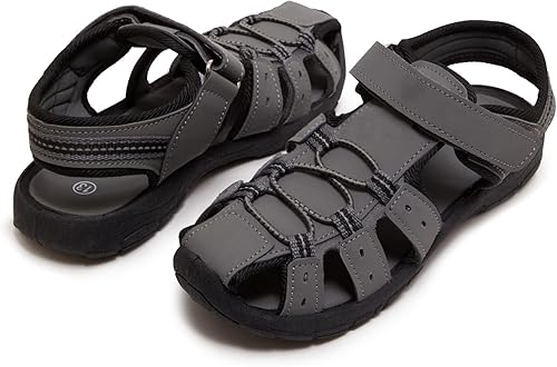 Skysole Zapatos de agua para niños, resistentes sandalias anfibias con correa trasera para playa, senderismo y deportes al aire libre,