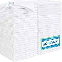 Vista 11 de HOMEXCEL Paquete de 12 paños de limpieza de microfibra, prémium, toallas de 16 x 16 pulgadas, paño de lavado ultraabsorbente, trapos sin pelusas ni