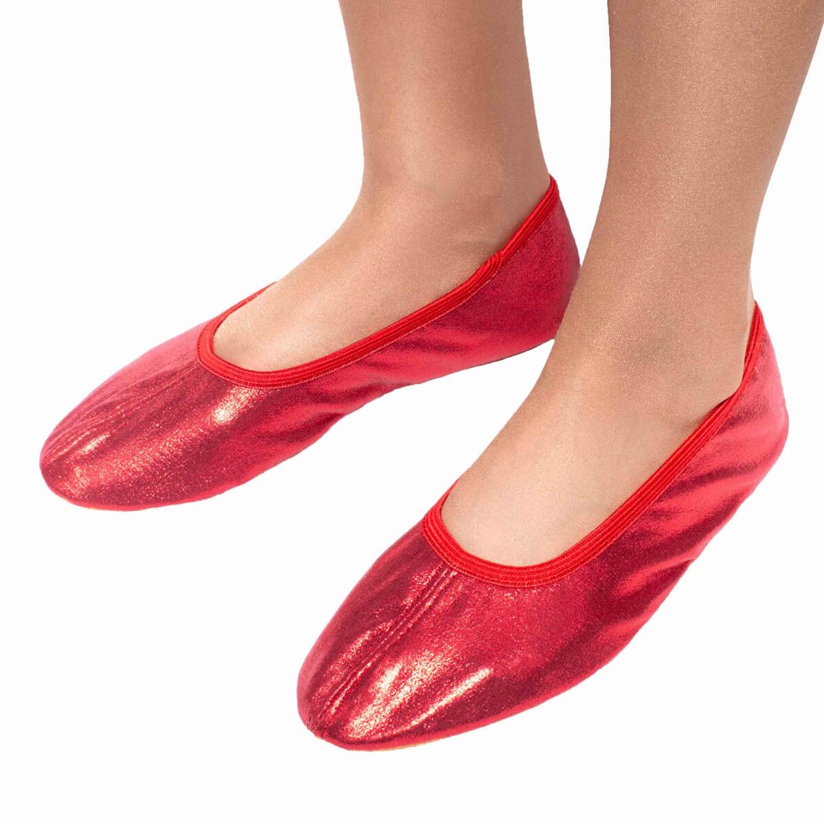 Scarpe da Ginnastica Pantofole da Danza Ballerine per Donne Uomini Ragazze Ragazzi con Suola in Gomma con Paillettes