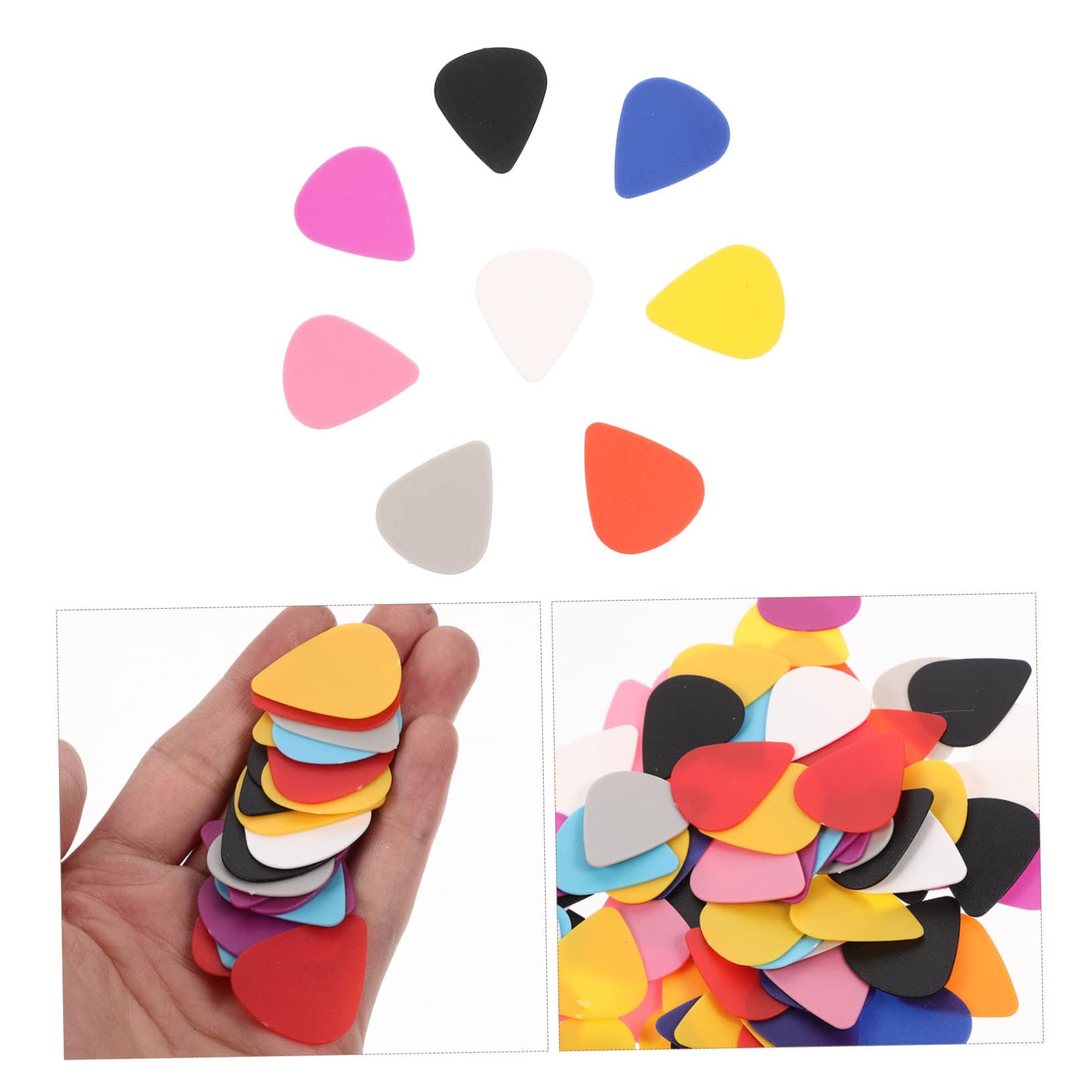 TOYANDONA 600stücke Gitarren-picks Leicht Und Langlebig Verschiedene Stärken Für Akustik Gitarre Ukulele Und Bass Zubehör Für Gitarristen
