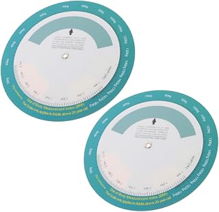 SHINEOFI 2 Stück Gesundheits Drehscheibe mit Bmi Rechner und Gewichtstabelle für Wandhalterungen aus Kunststoff Modernes Design Genaue Messungen für Zuhause und Fitnessstudio