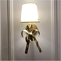 Vista 2 de Lámpara de pared, aplique de pared, arco de princesa, lámpara de pared estilo francés, lámpara de pared para habitación de niñas, E14, de una sola