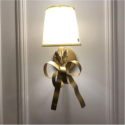 Miniatura 2 de Lámpara de pared, aplique de pared, arco de princesa, lámpara de pared estilo francés, lámpara de pared para habitación de niñas, E14, de una sola