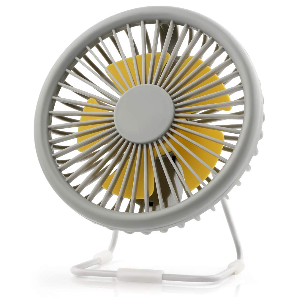 Amazon.in Buy 2019 Small USB Desk Fan, 6 Inch Mini Metal Personal Fan