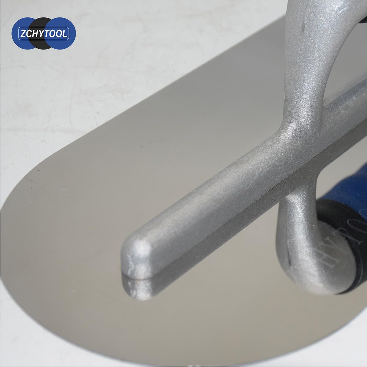 Frattazzo Lisciante Completamente Arrotondato 300 x 125 mm Acciaio Inossidabile Per Cemento Interno Ed Esterno Cazzuola Leggera Per Piscina