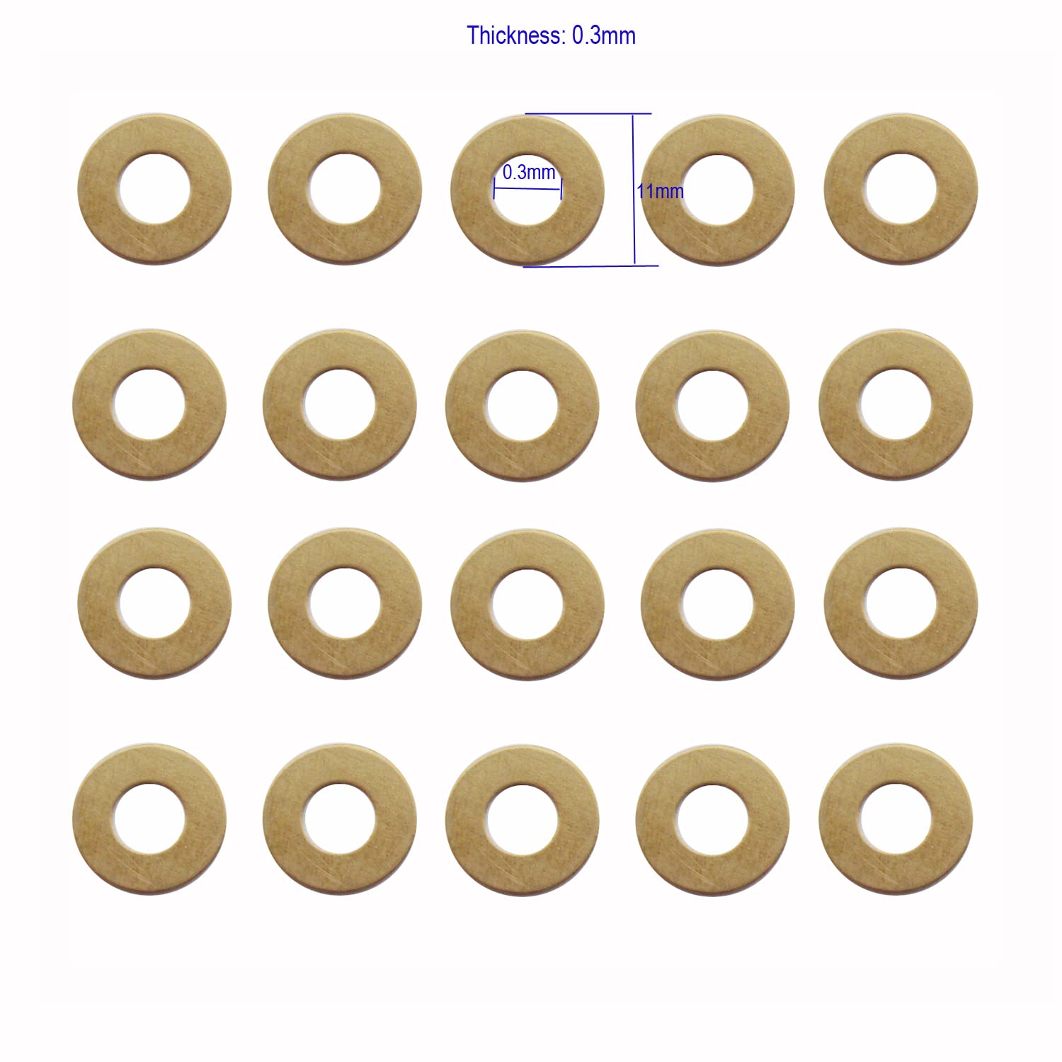Compatible with C81 C223 C85 EDC Pocket Knife Brass Washers