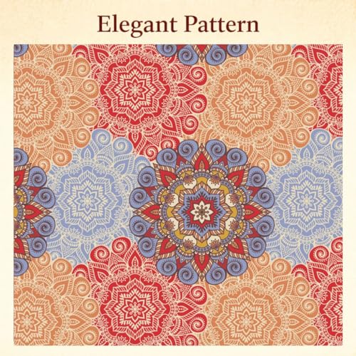 Image of Velvet Cushion Cover 20x20 Inch - Set of 4 Decorative Throw Pillow Covers for Sofa, Couch or Bed - Designer Printed Square Cushion Covers - Home Decor (Mandala Multicolor)