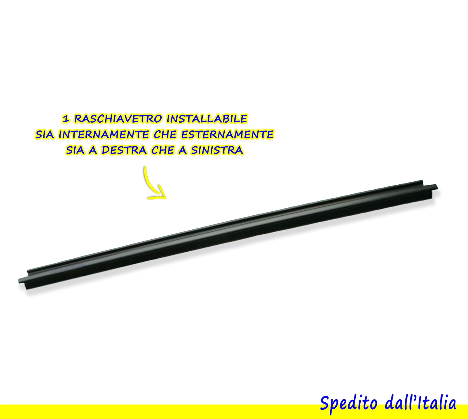 GUARNIZIONE CANALINO ARMATO PER SCORRI VETRO PORTE FIAT 500 - Foto 12