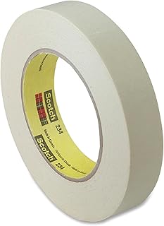 Scotch 234 3/4 X 60 Self-Adhesive Masking Tape, 3/4" x 60 yd, Tan