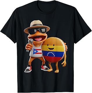 Puerto Rico Venezuela Cartoon Frog Arepa Coqui Taino Boriken T-Shirt