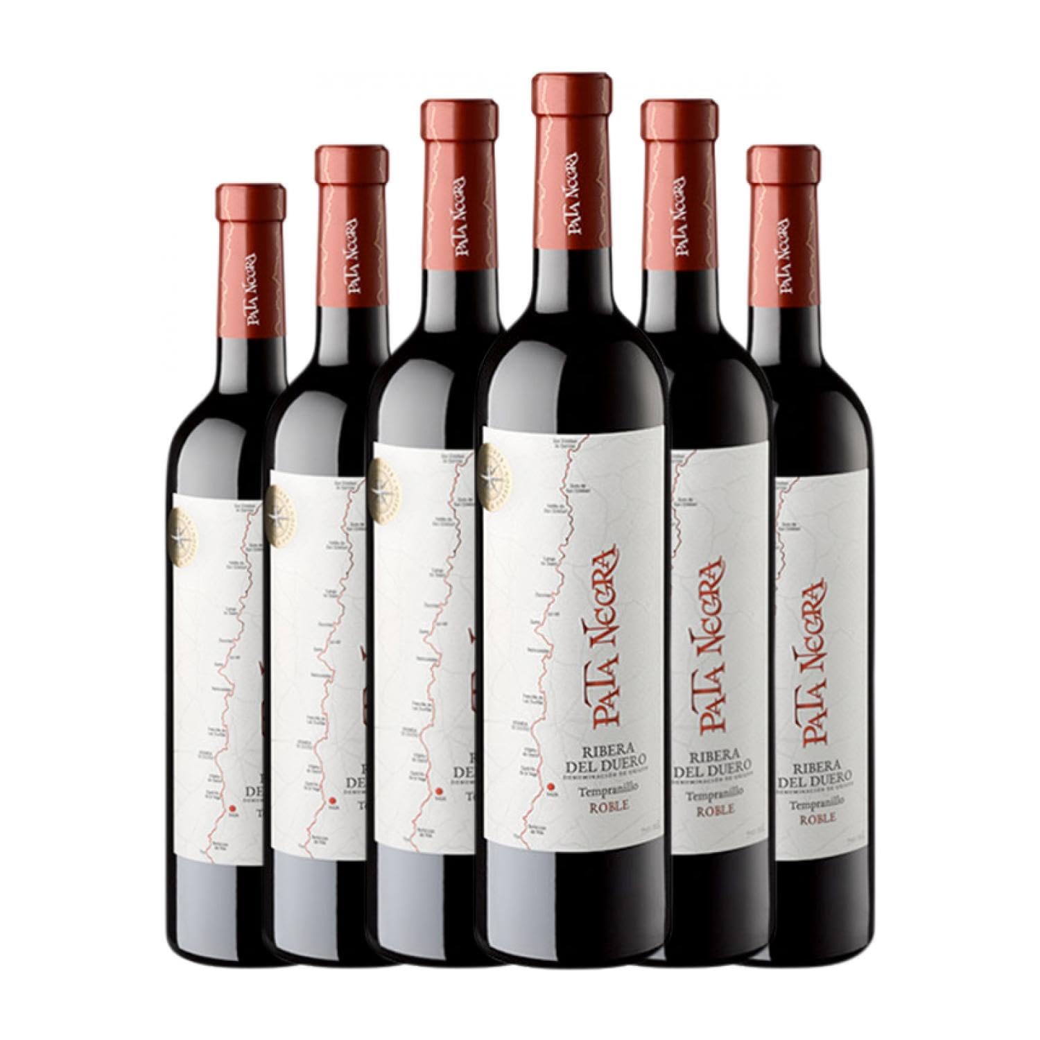 García Carrión Pata Negra Tempranillo Ribera del Duero Eiche 75 cl (Schachtel mit 6 Flaschen von 75 cl)