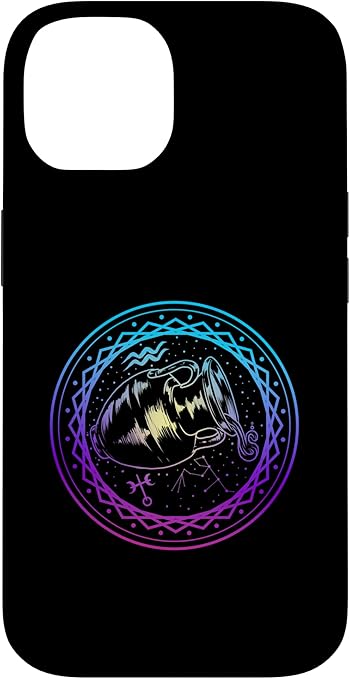 Aquarius Zodiac Sign January February Birthday Sign Case for iPhone 14
