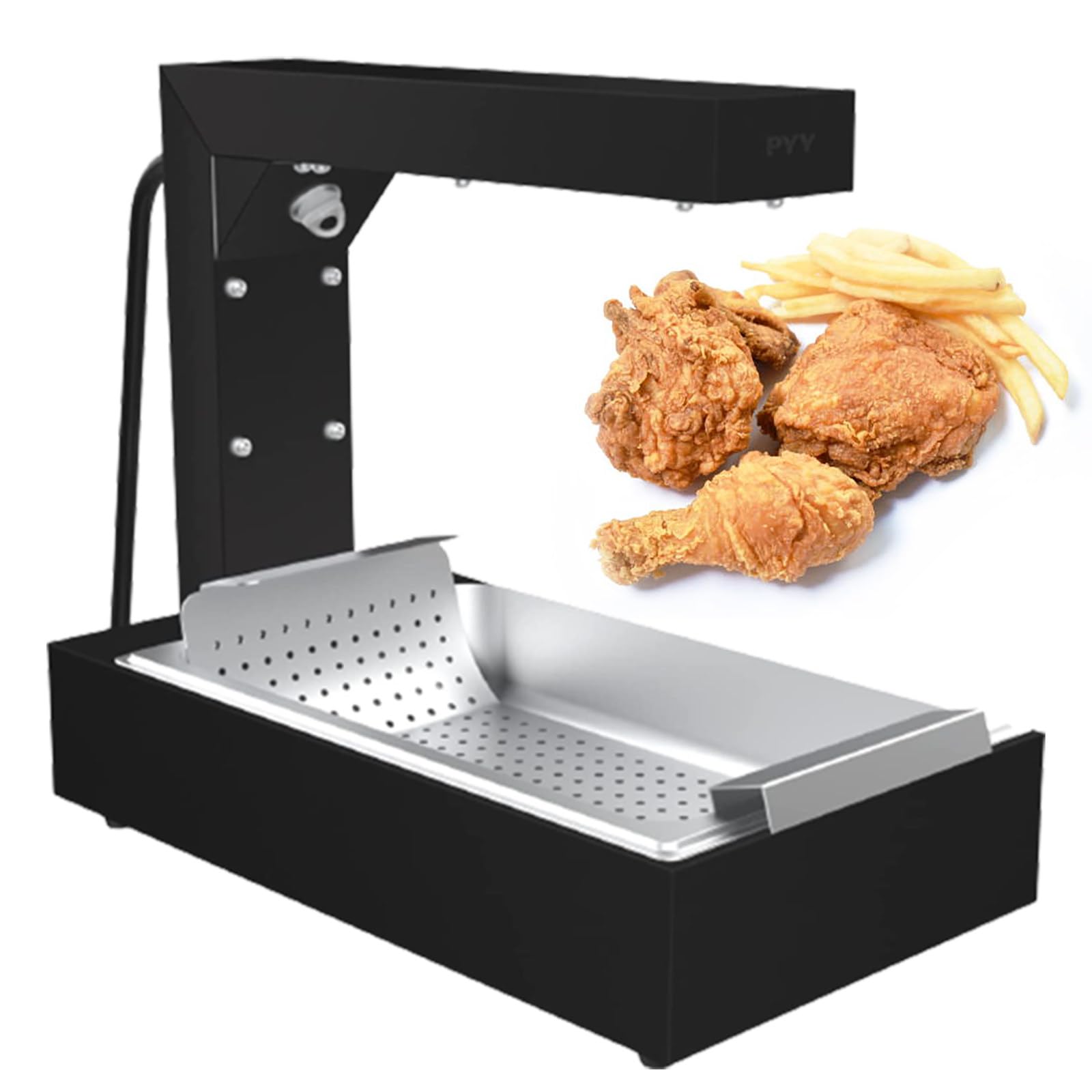 Scaldavivande elettrico professionale da banco in acciaio inox per ristoranti, buffet e snack bar.