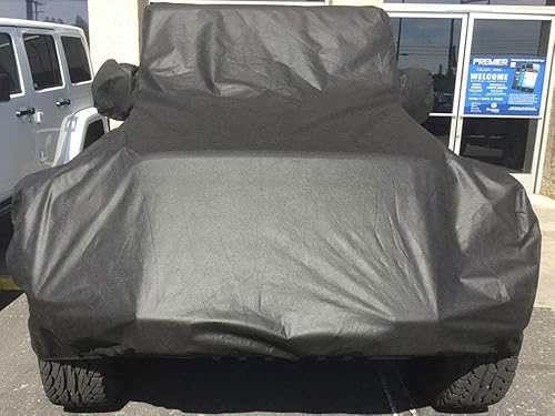 Miniatura 3 de carscover ajuste personalizado 100% bloquea el sol 2004  2017 Jeep Wrangler Unlimited 4 Puerta SUV xtrashield Funda protectora para auto
