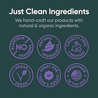 Pretty Frank Natural Deodorant Stick – Baking Soda-Free, Natural Deodorant for Women, Men & Teens, Aluminum-Free, Made with Organic, Safe, and Effective Ingredients (Lavender, 2pk)