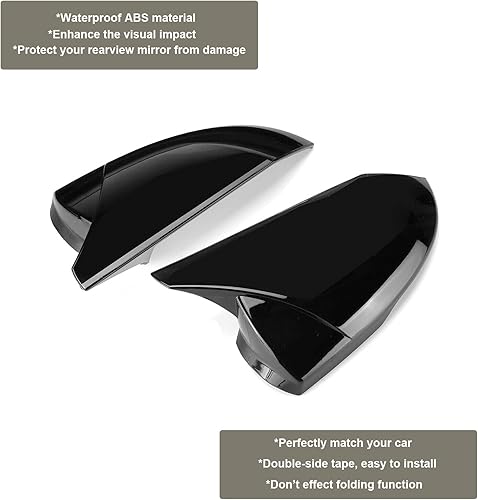Miniatura 10 de Cubierta protectora para espejo retrovisor lateral de automóvil Hyundai Elantra 2021-2023, 2 piezas, estilo de fibra de carbono