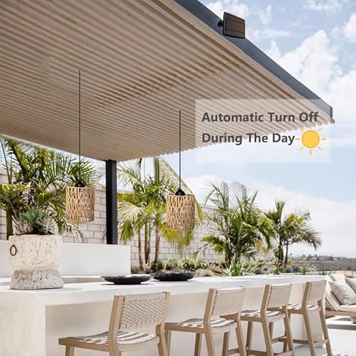 Yikege Licht YKG2018P0101157-US-01 Outdoor Solar Chandelier Indoor Gazebo Lights Waterproof Pendant Hanging Light thumb #8