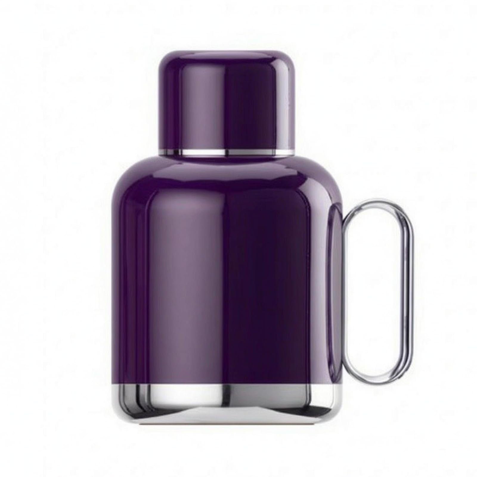 Termo Té Portátil Acabado Brillante Botella a Té Resistente Al Temperatura Alta Termo Acero Inoxidable, Array, Púrpura坤仪