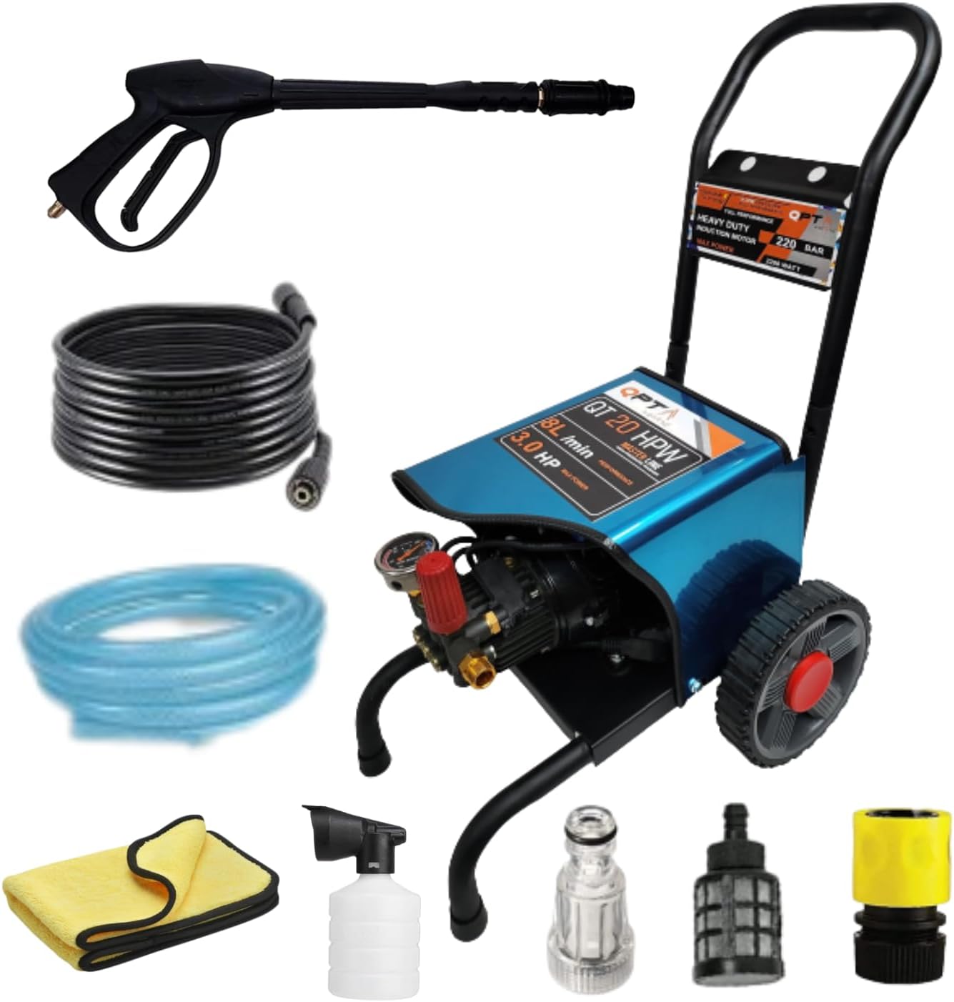 QPT by STARQ QT20HPW Commercial HIGH Pressure Washer 3HP Single Phase