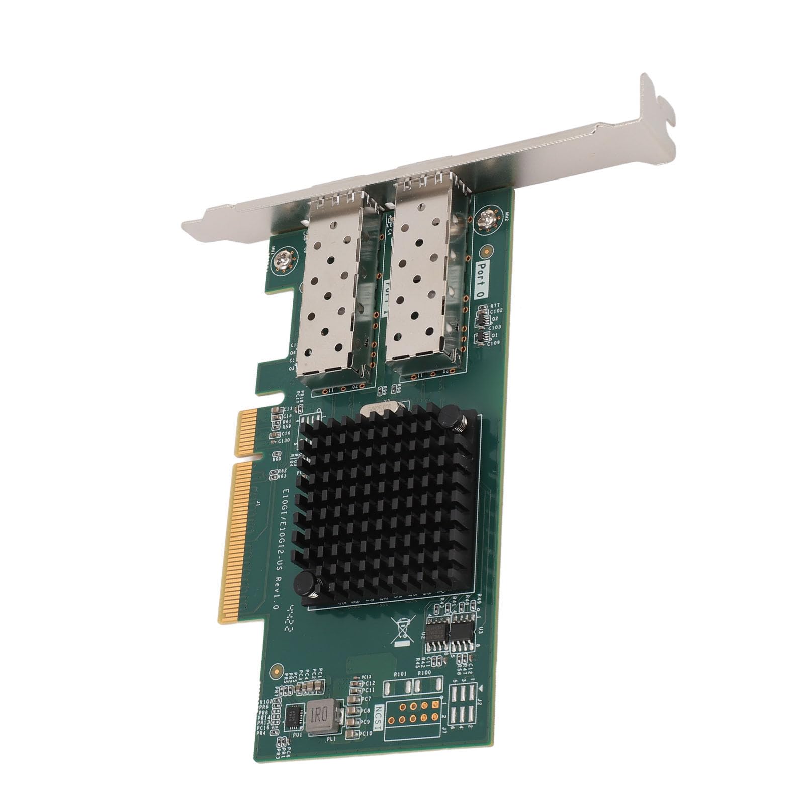 Fabater Carte Réseau Gigabit Ethernet PCI-E, Carte Réseau Gigabit Anti-interférence à Double Port pour Ordinateur de Bureau