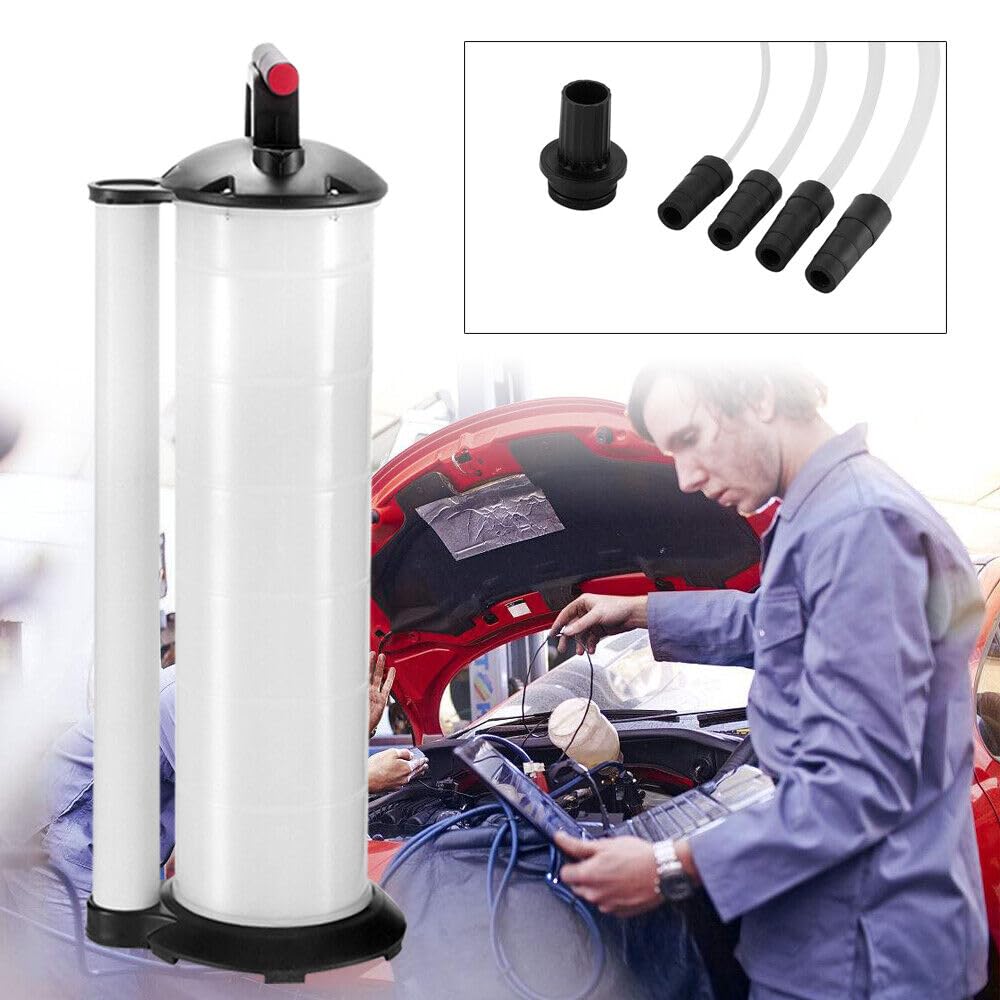 Pompa di aspirazione per olio motore, pompa di travaso a mano, aspiratore per olio, 7 litri, pompa di riempimento per auto, liquido per freni, refrigerante, aspiratore olio