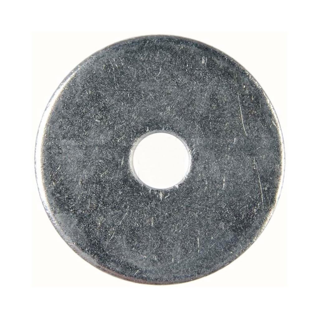 KarParts360 Multi-Purpose Washer | Steel | Natural, Zinc-Plated | Fender Type | 3/16 Inches Callout Size | 3/16 Inches Inside Diameter