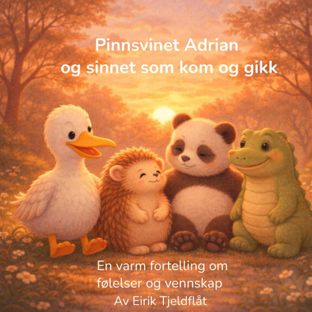 Pinnsvinet Adrian og sinnet som kom og gikk: En varm fortelling om følelser og vennskap