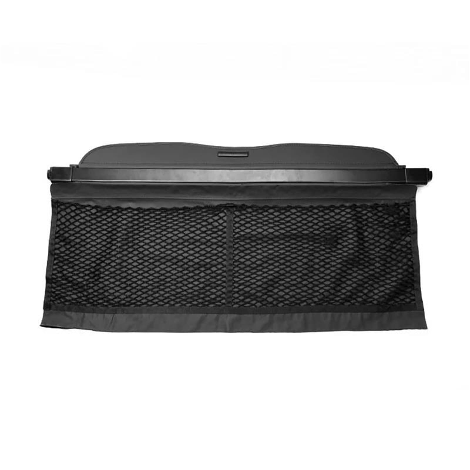 Generico Copertura Bagagliaio Copertura per Bagagliaio Posteriore per Auto con Pannello Portaoggetti Divisorio Tascabile in Rete per Benz per Smart Fortwo 453 2015-2022 Copertura del Bagagliaio