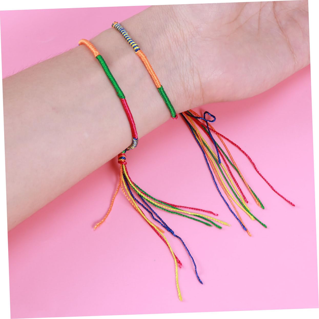300piezas Pulseras De Hilo Trenzadas Coloridas Para Muñeca o Tobillo Pulseras De Amistad Artesanales y Surtidos Para y Especiales
