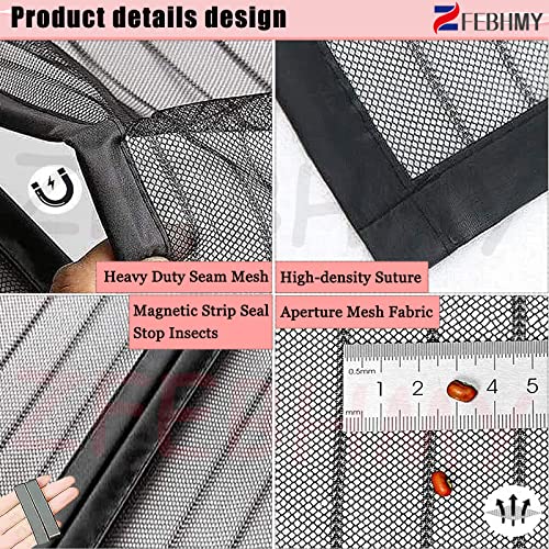 ZFEBHMY Zanzariera Magnetica Finestra Autoadesiva