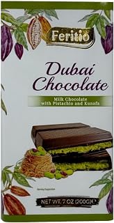 Dubai Chocolate Bar (7.0 Oz/200 G - Chocolate/Kunafa/Pistachio)
