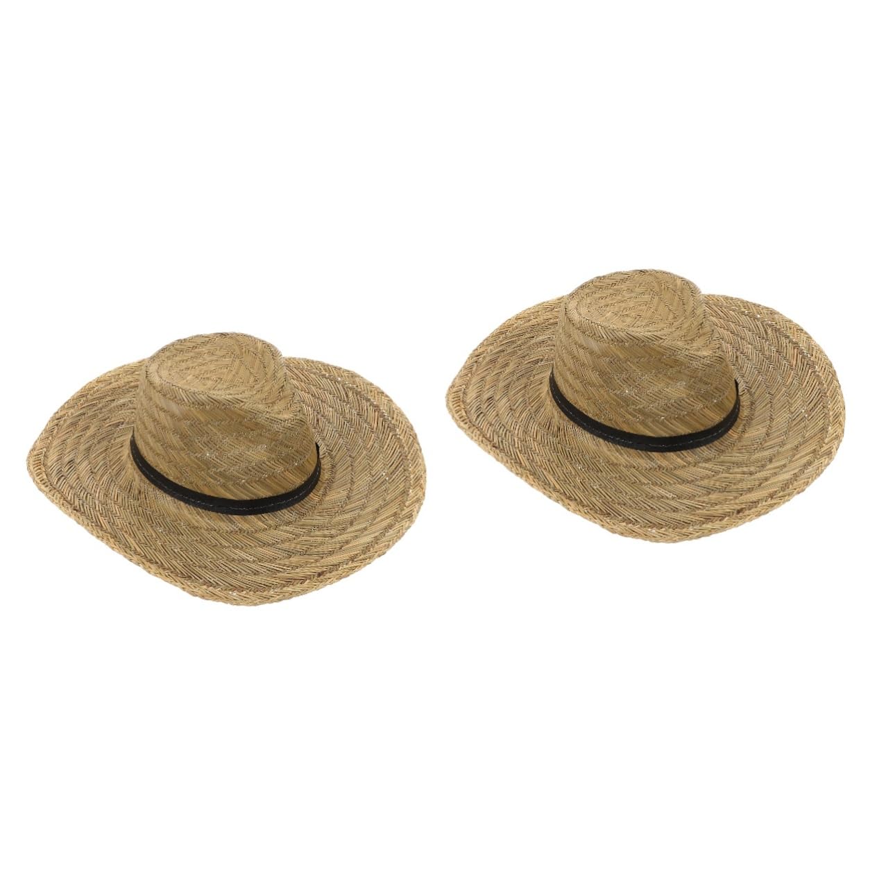 Beavorty Parasol Hombres Ancho Sombreros Playa Verano Sombrero para el Sol para Exteriores Gorras de Sol Sombrero de ala Ancha
