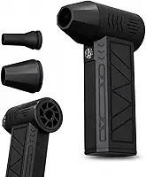 Mini Soprador De Ar Turbo 130000 RPM Recarregável Portátil Limpeza Teclado Carro PC Churrasqueira Folhas USB-C