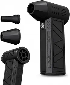 Mini Soprador De Ar Turbo 130000 RPM Recarregável Portátil Limpeza Teclado Carro PC Churrasqueira Folhas USB-C