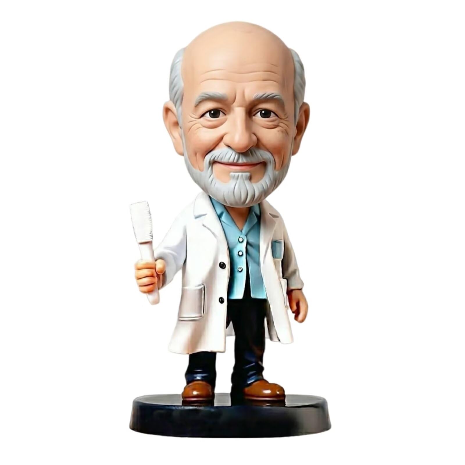 Figurine dentiste personnalisee argile 3D faite main pour bureau