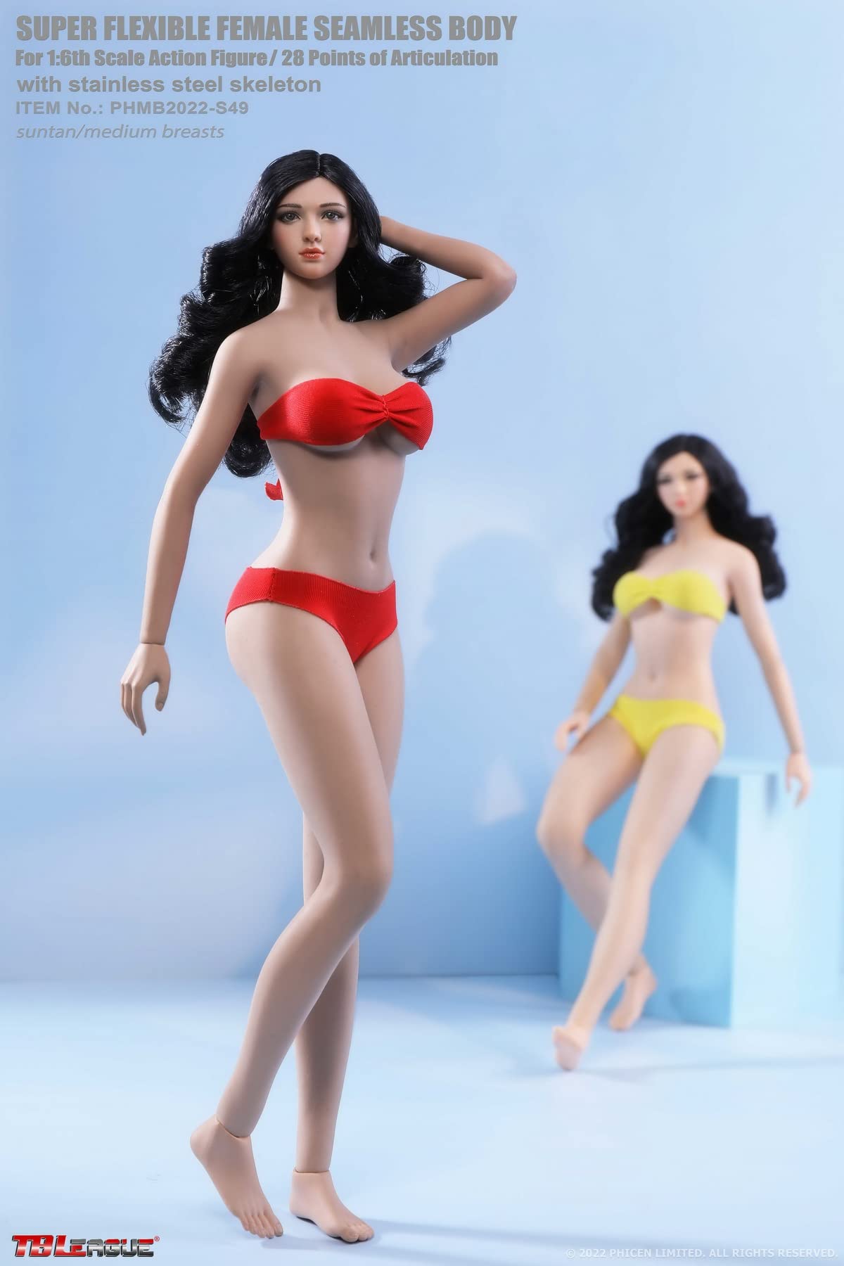 Amazon | [Tbmodel ] TBLeague 1/6フィギュア アジアの女性 素体