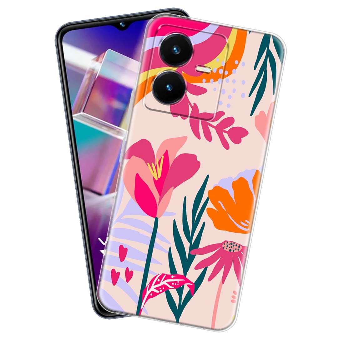 Fashionury Soft Silicon Slimfit Back Cover for Vivo Y22 Stylish Printed Back Cover for Vivo Y22 -D2035 (B0BFL9NZZJ) Amazon Price History, Amazon Price Tracker