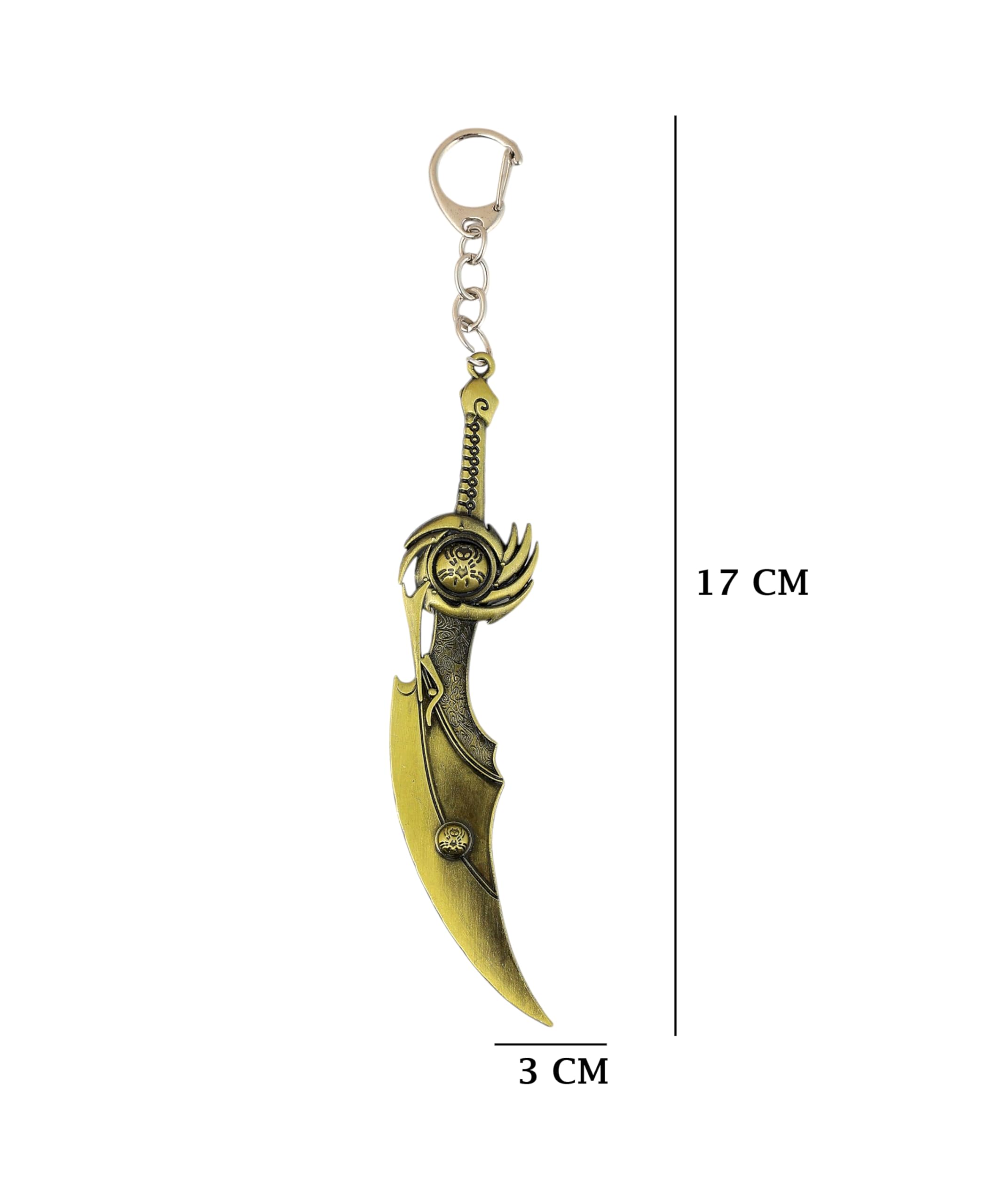 Premium Metal Keychain Collection � Iconic Game & Anime Characters � Durable & Stylish Key Accessories (Fly Wings Swor) 2