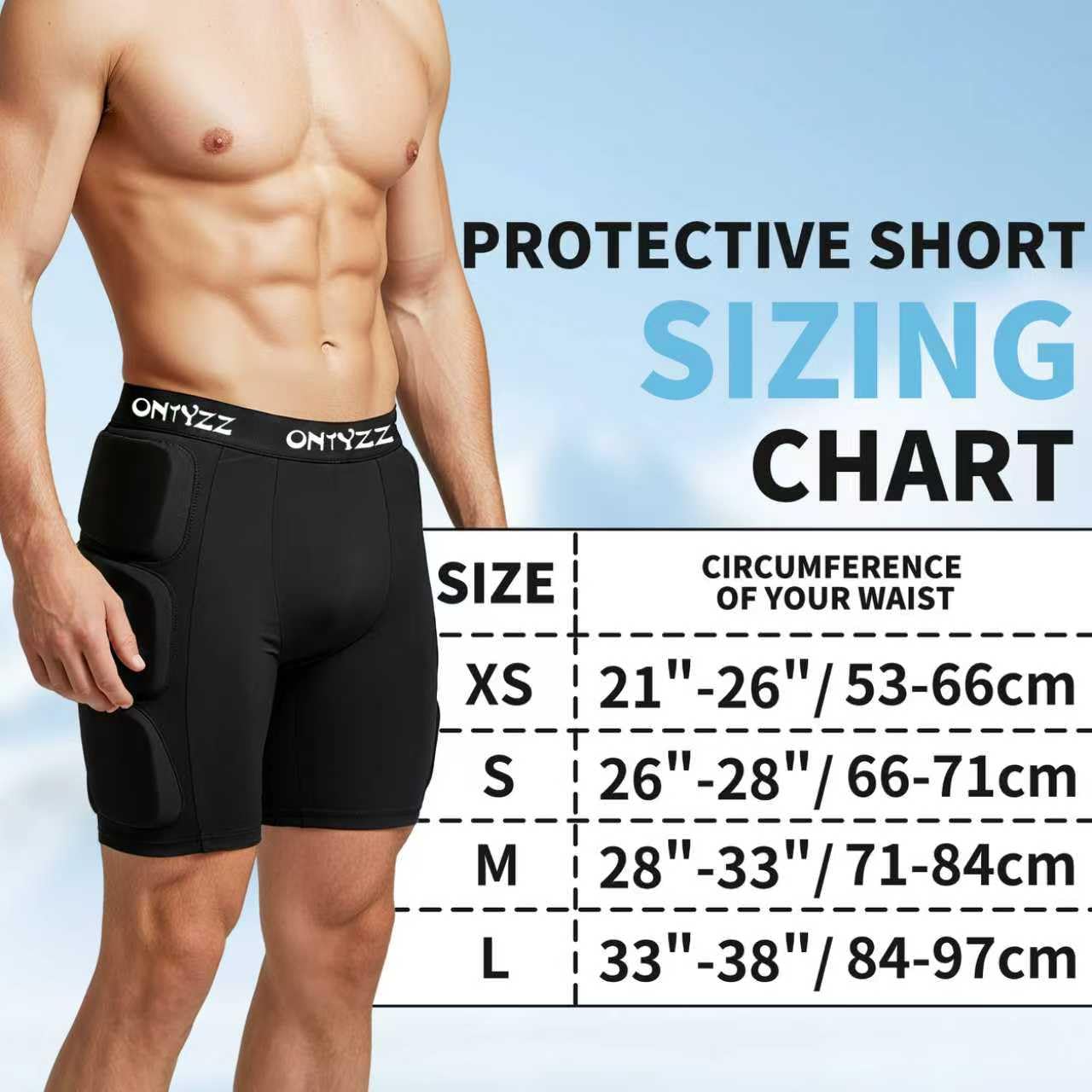 Pantalones Protectores 3D Patinadores para Cadera Glúteos y Coxis Pantalones Cortos Protectores Acolchados para Patinaje Esquí Snowboard Protecciones