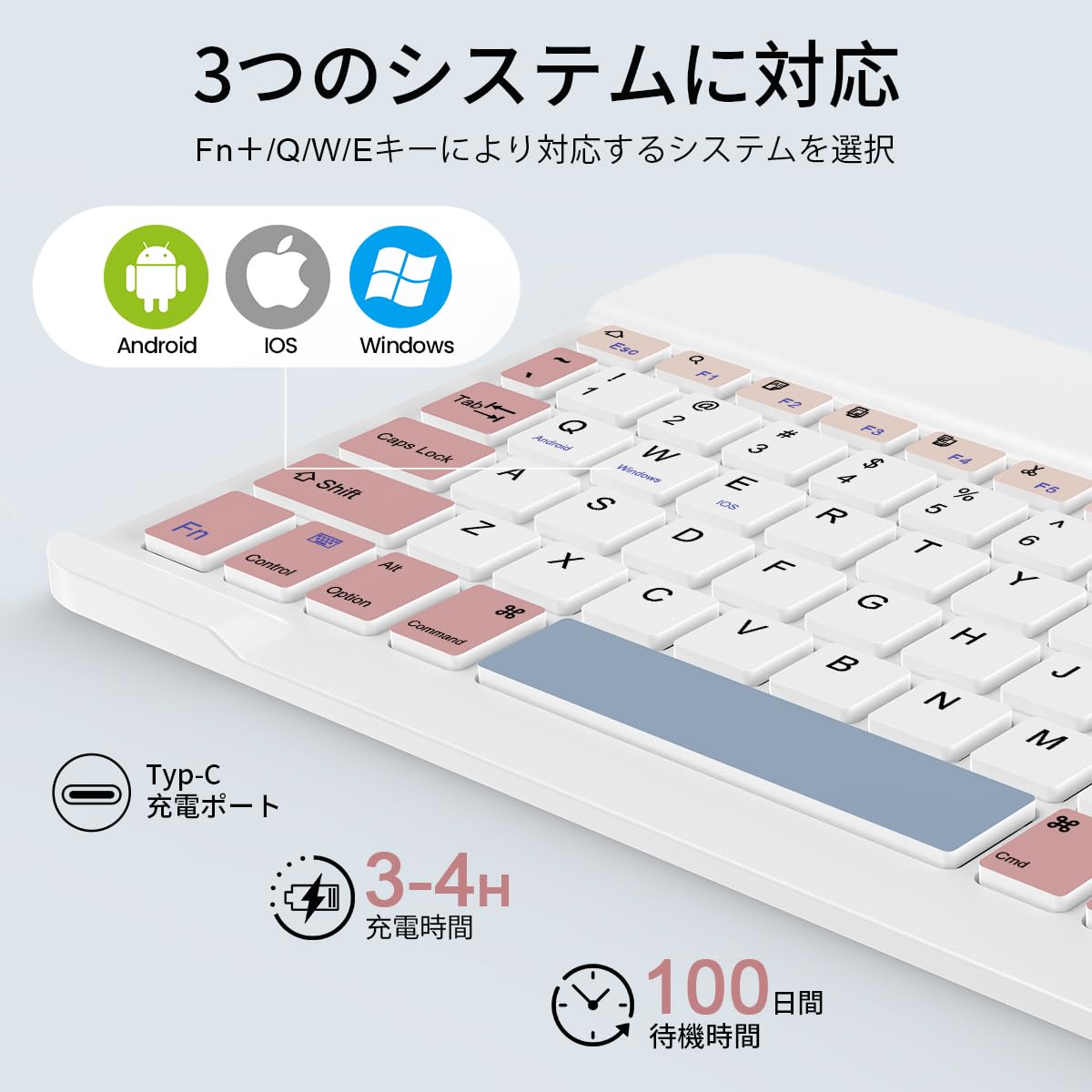 Amazon.co.jp: LAMA タブレットキーボード Bluetooth5.4 キーボード