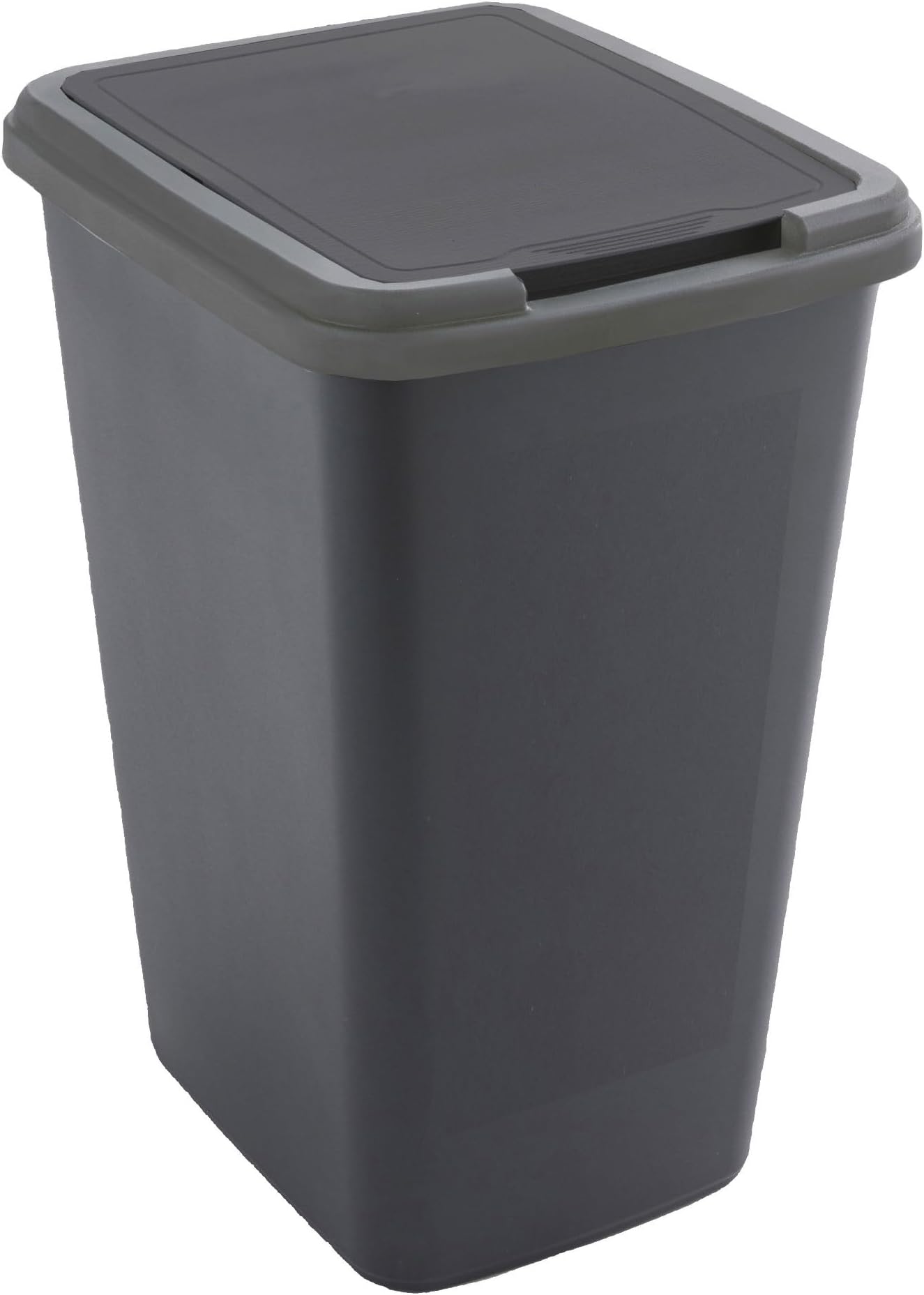 SUNDIS Green Bin, Mülleimer Mülltrennung 50L mit Schwingdeckel ...