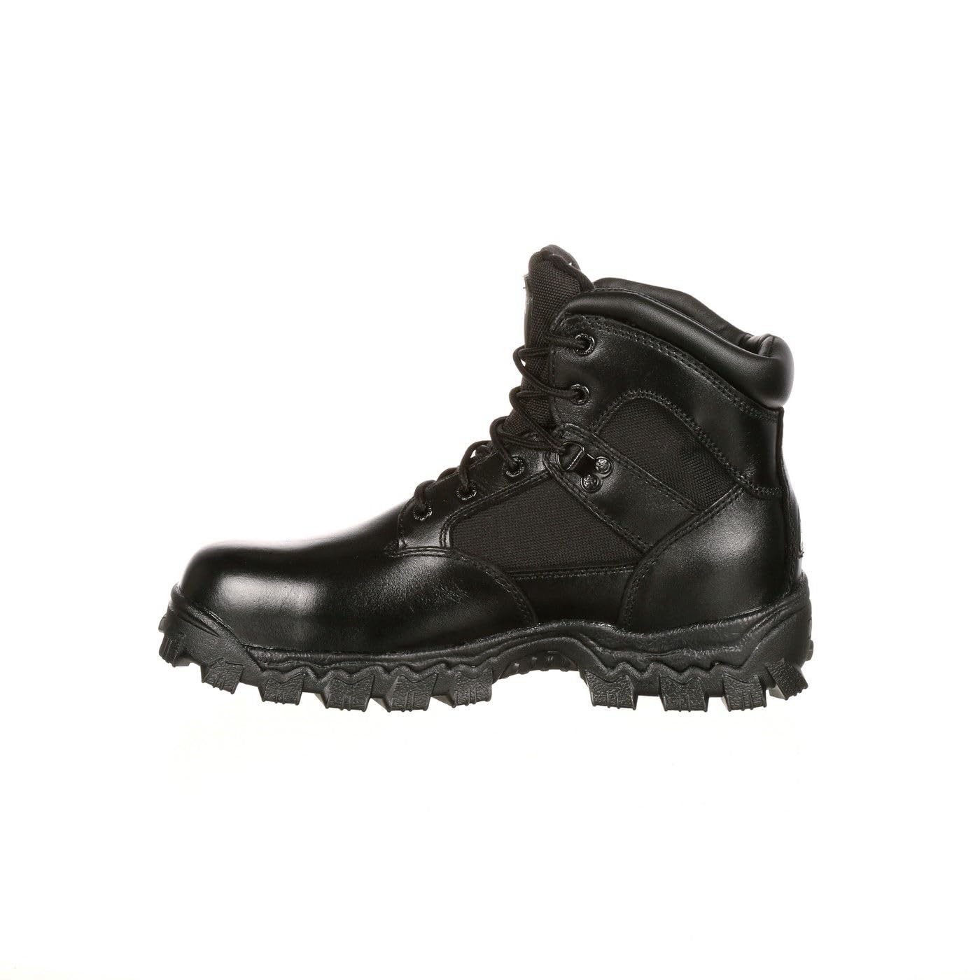 ROCKY Alpha Force Composite Toe Waterproof Public Service Boot, Black, Size 8(WI)