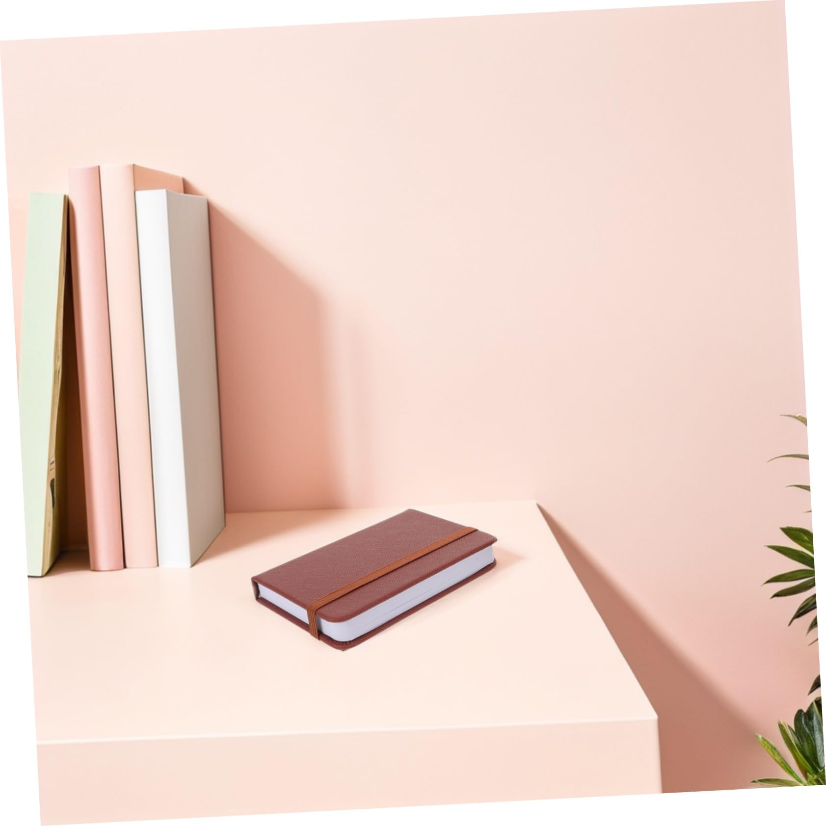 HOMSFOU Mini Carnet de Notes A7 10 Pièces en Cuir Pu, Carnet de Poche