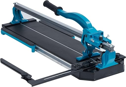 48 Inch Manual Tile Cutter Tool, Single Rails, Durable Aluminum Alloy Frame with Laser Guide, Tungsten Carbide Wheel for Porcelain, Ceramic, Laminate Tile Cutting, Precision Cutting