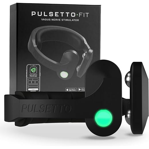 Pulsetto FIT (V2) Wellness Wearable – Relaxation, Sleep & Daily Wellness Support Device