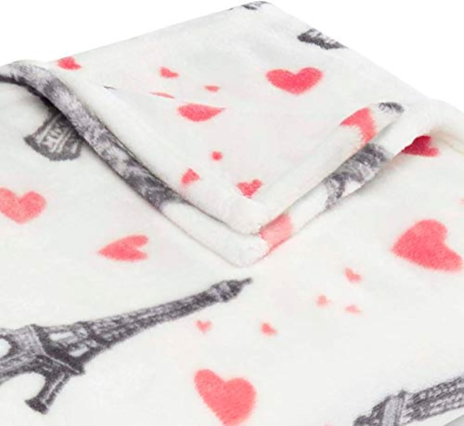 Betsey Johnson - Blanket, Buttery-Soft Throw Blanket for Couch or Bed, Boldly Plush & Oversized Bedding (Paris Love Pink, 50" x 70") - Image 2