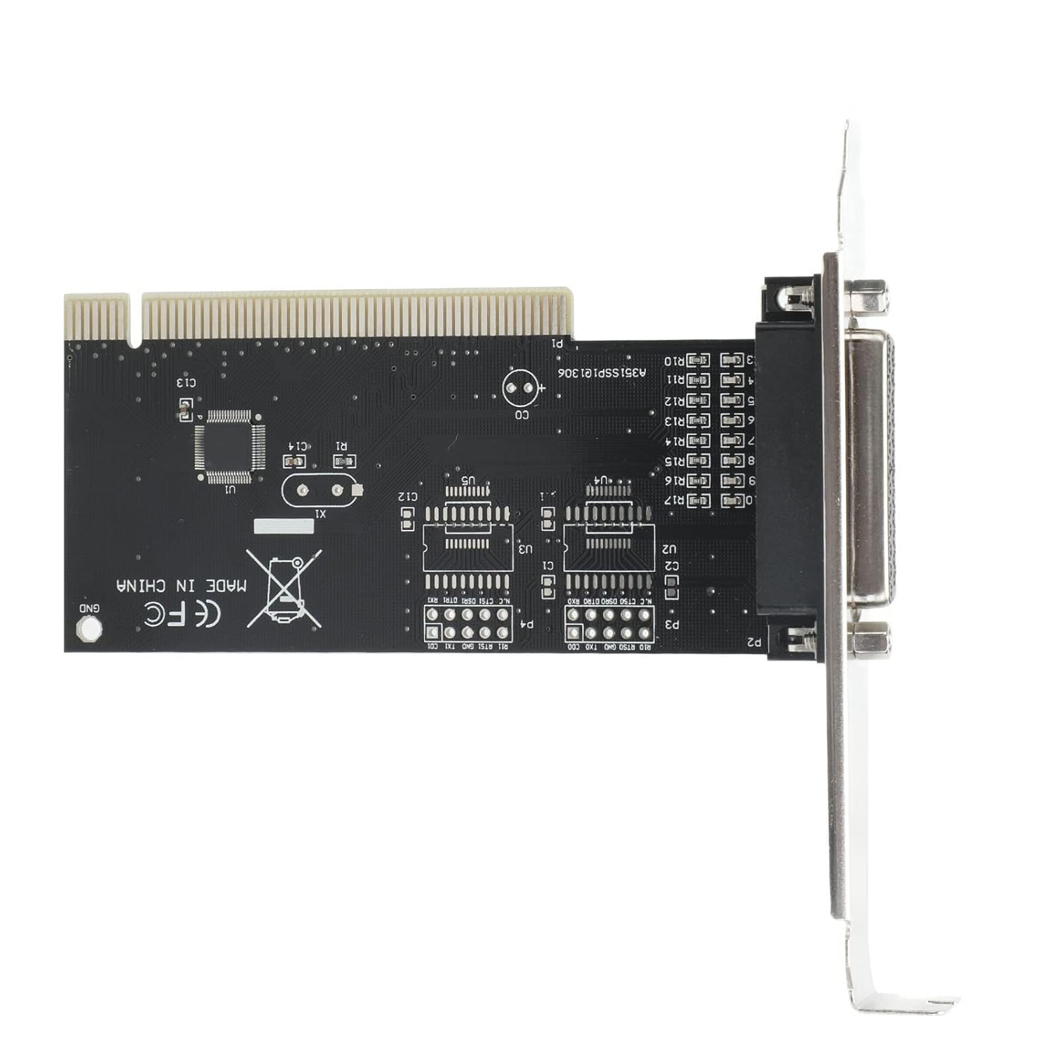 PCI Parallel Port Card, EVTSCAN PCI Parallel Port Card Automatic Assignment 32 Bit Bus Design PCI Card for Engraver Printer