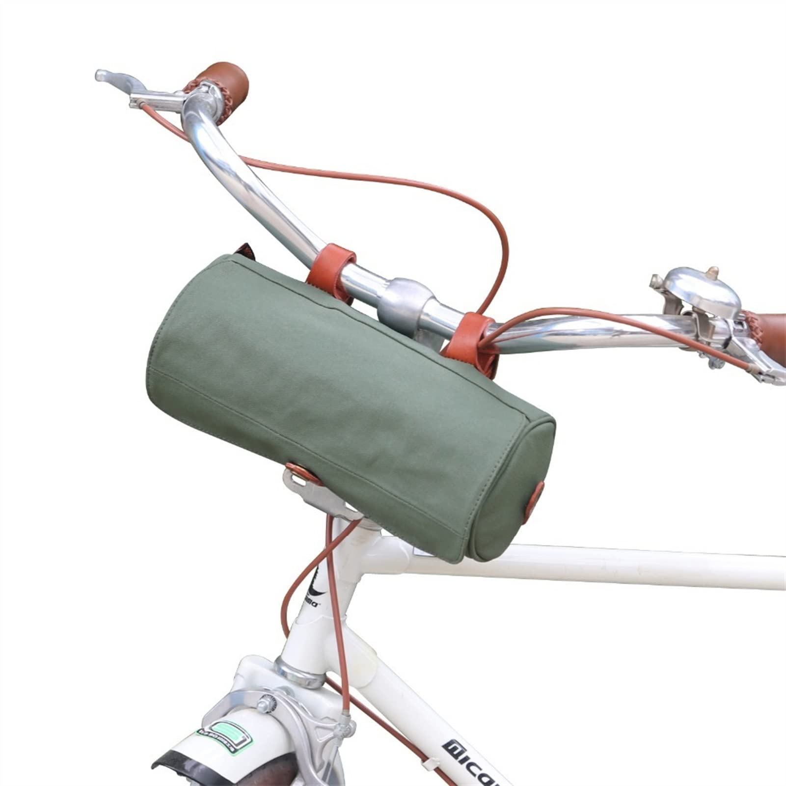 Sac de guidon étanche en toile supérieure avec fixation stable sur tube