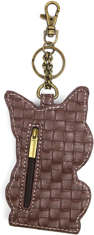 CHALA Large Convertible Shoulder Crossbody Bag Style with Chala Zip Wallet Combo (Black_Boston Terrier Combo)